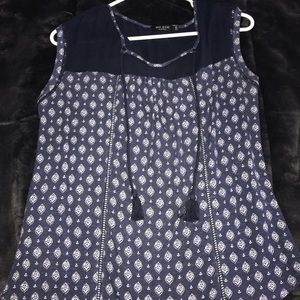 Blue Short Sleeve Top!